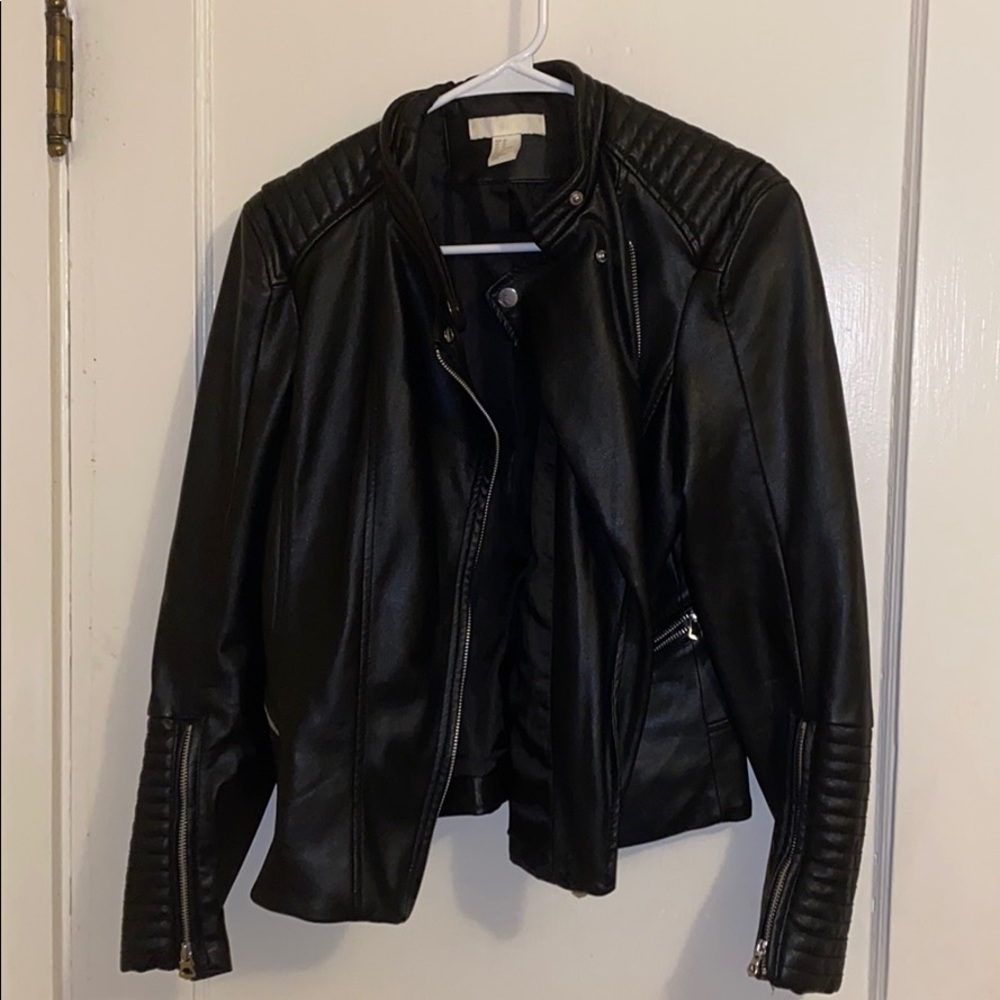 H&M Black Leather Jacket
